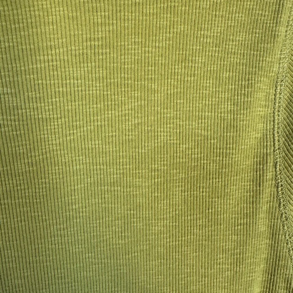 Chico's Chartreuse Green Ribbed Knit Top - Picture 4 of 4